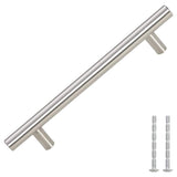 Skåphandtag 10 st silver 128 mm rostfritt stål