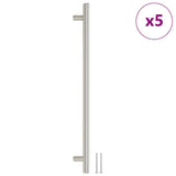 Skåphandtag 5 st silver 320 mm rostfritt stål