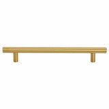 Skåphandtag 10 st guld 160 mm rostfritt stål