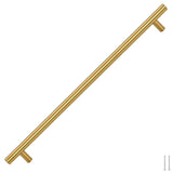 Skåphandtag 5 st guld 480 mm rostfritt stål