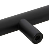 Skåphandtag 5 st svart 192 mm rostfritt stål