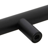 Skåphandtag 5 st svart 224 mm rostfritt stål