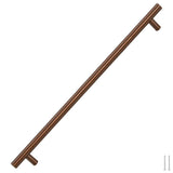 Skåphandtag 5 st brons 480 mm rostfritt stål