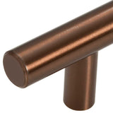 Skåphandtag 5 st brons 480 mm rostfritt stål
