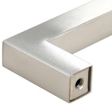 Skåphandtag 10 st silver 96 mm rostfritt stål