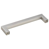 Skåphandtag 10 st silver 128 mm rostfritt stål