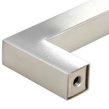 Skåphandtag 10 st silver 128 mm rostfritt stål