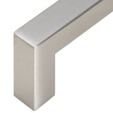 Skåphandtag 10 st silver 160 mm rostfritt stål