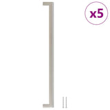 Skåphandtag 5 st silver 320 mm rostfritt stål