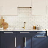 Skåphandtag 5 st silver 320 mm rostfritt stål