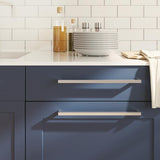 Skåphandtag 5 st silver 320 mm rostfritt stål