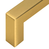 Skåphandtag 5 st guld 320 mm rostfritt stål