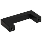 Skåphandtag 10 st svart 64 mm rostfritt stål