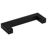 Skåphandtag 10 st svart 96 mm rostfritt stål