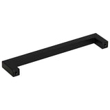 Skåphandtag 10 st svart 160 mm rostfritt stål