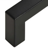 Skåphandtag 5 st svart 480 mm rostfritt stål