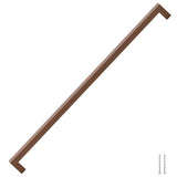 Skåphandtag 5 st brons 480 mm rostfritt stål