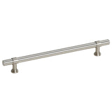 Skåphandtag 10 st silver 160 mm rostfritt stål