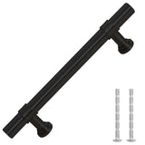 Skåphandtag 10 st svart 96 mm rostfritt stål