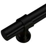 Skåphandtag 10 st svart 96 mm rostfritt stål