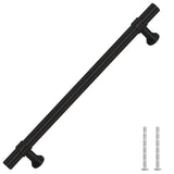 Skåphandtag 10 st svart 160 mm rostfritt stål
