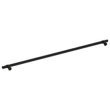 Skåphandtag 5 st svart 480 mm rostfritt stål