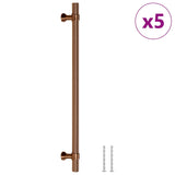 Skåphandtag 5 st brons 480 mm rostfritt stål
