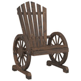 Adirondackstolar 2 st massivt granträ