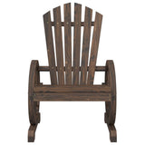 Adirondackstolar 2 st massivt granträ