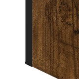 Spegelskåp för badrum rökfärga ek 60x16x60 cm konstruerat trä