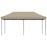 Pop-Up hopfällbart partytält 580x292x315 cm taupe