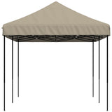 Pop-Up hopfällbart partytält 580x292x315 cm taupe