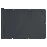 Insynsskydd för balkong antracit 700x75 cm PVC