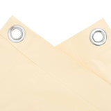 Insynsskydd för balkong gräddvit 300x75 cm PVC