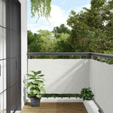 Insynsskydd för balkong vit 800x75 cm PVC