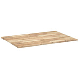 Bordsskiva obehandlad 80x70x2 cm massivt akaciaträ