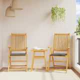 Sittdynor för trädgården 2 st antracit 45x45x2 cm fyrkantig