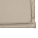 Sittdynor för trädgården 4 st taupe 45x45x2 cm fyrkantig