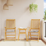 Sittdynor för trädgården 4 st ljusgrå 45x45x2 cm fyrkantig
