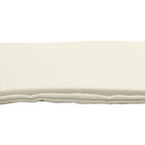 Sittdynor för trädgården 4 st gräddvit 45x45x2 cm fyrkantig