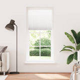 Plisserad persienn vit 100x200 cm tyg bredd 99,4 cm polyester