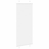 Plisserad persienn vit 100x200 cm tyg bredd 99,4 cm polyester