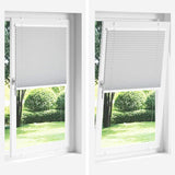 Plisserad persienn vit 100x200 cm tyg bredd 99,4 cm polyester