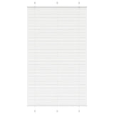 Plisserad persienn vit 115x200 cm tyg bredd 114,4cm polyester
