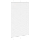 Plisserad persienn vit 120x200 cm tyg bredd 119,4cm polyester