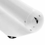 Klar presenning med öljetter 5x12 m PVC