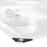 Klar presenning med öljetter 5x12 m PVC