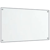Stänkskydd 2 st transparent 70x60 cm härdat glas