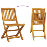 Matgrupp för trädgården 7 delar 180x90x75 cm massivt akaciaträ