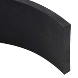Gummikant för snöplog svart 180x8x1 cm